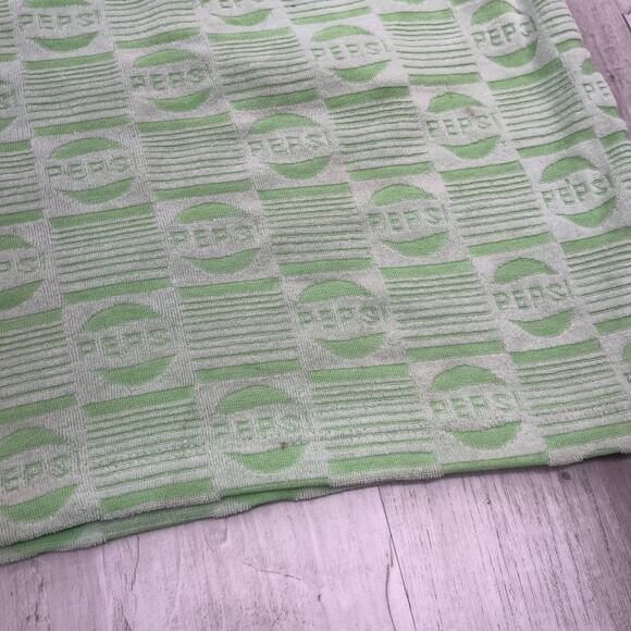 Forever 21 Green Pepsi Stretch Drawstring Pull On Pockets Terry Summer Skirt MED - Picture 4 of 10